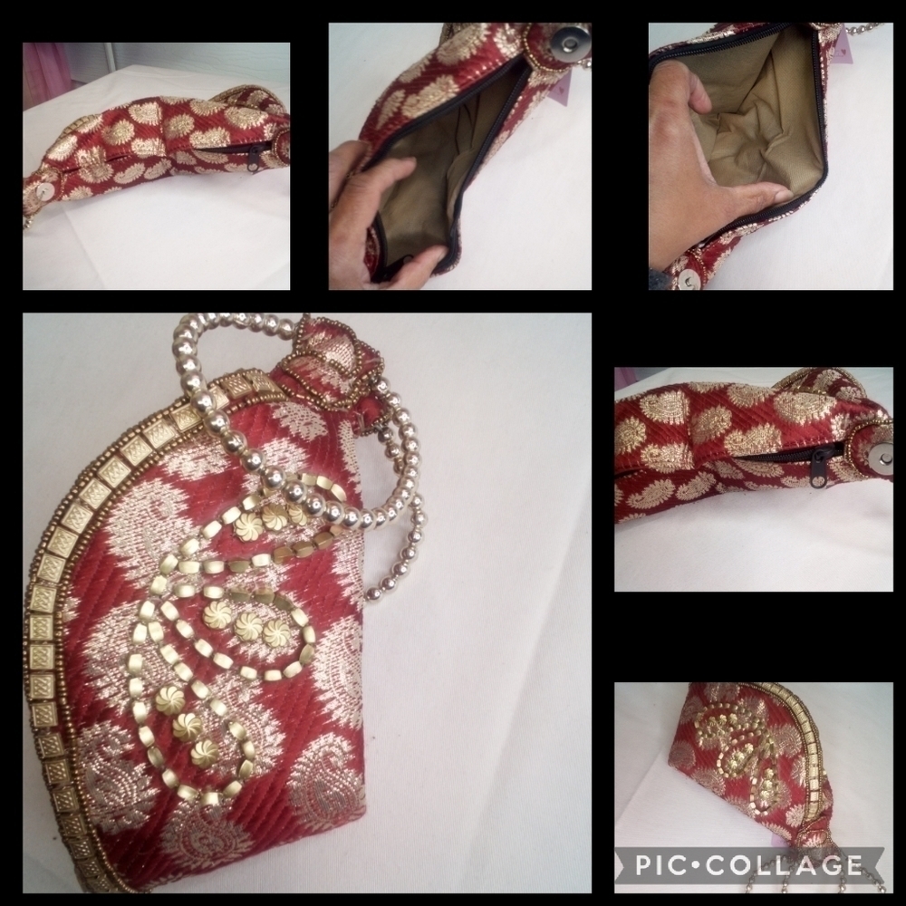 Oriental Vintage Style clutch - Picture 3 of 4
